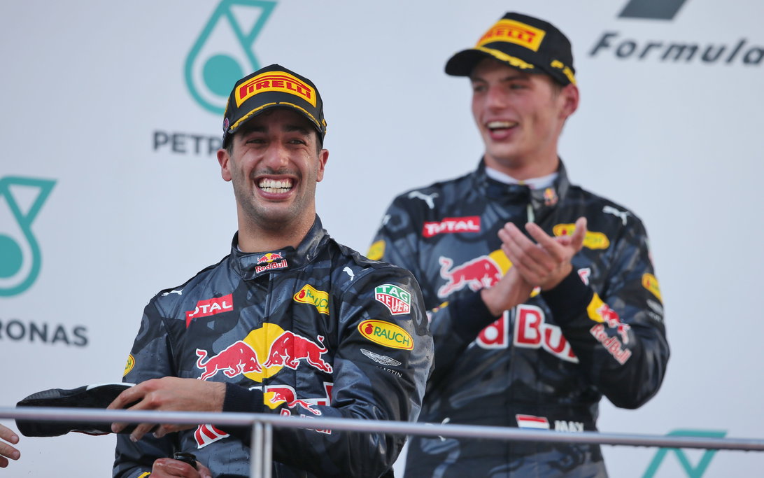 Ricciardo Verstappen Malaysia 2016