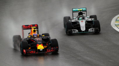 Verstappen Rosberg 2016 Brazil rain