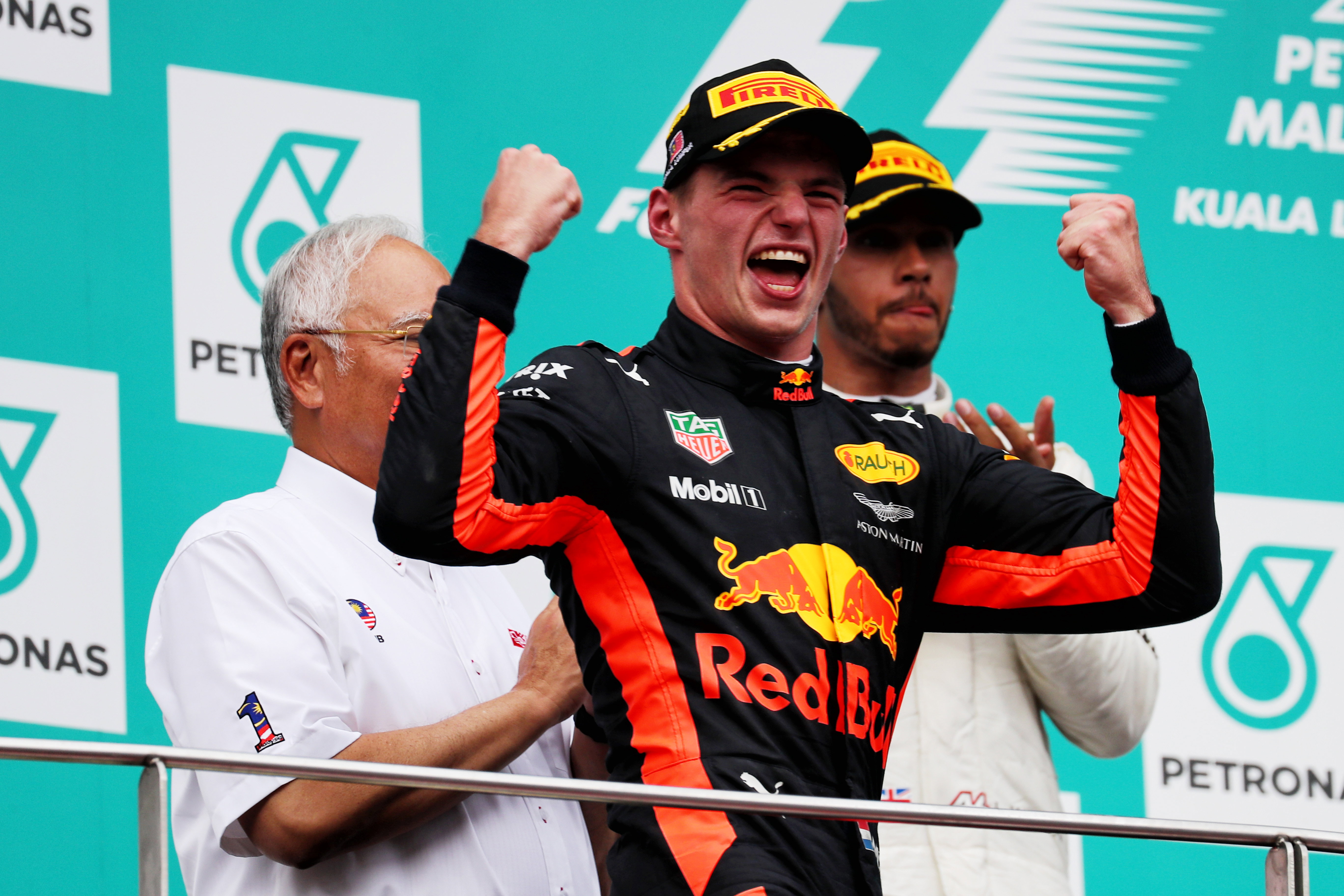 Verstappen win Malaysia 2017