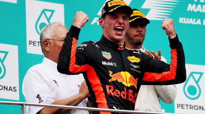 Verstappen win Malaysia 2017