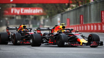 Verstappen en Ricciardo veroorzaakten 'ramp' in straten van Baku