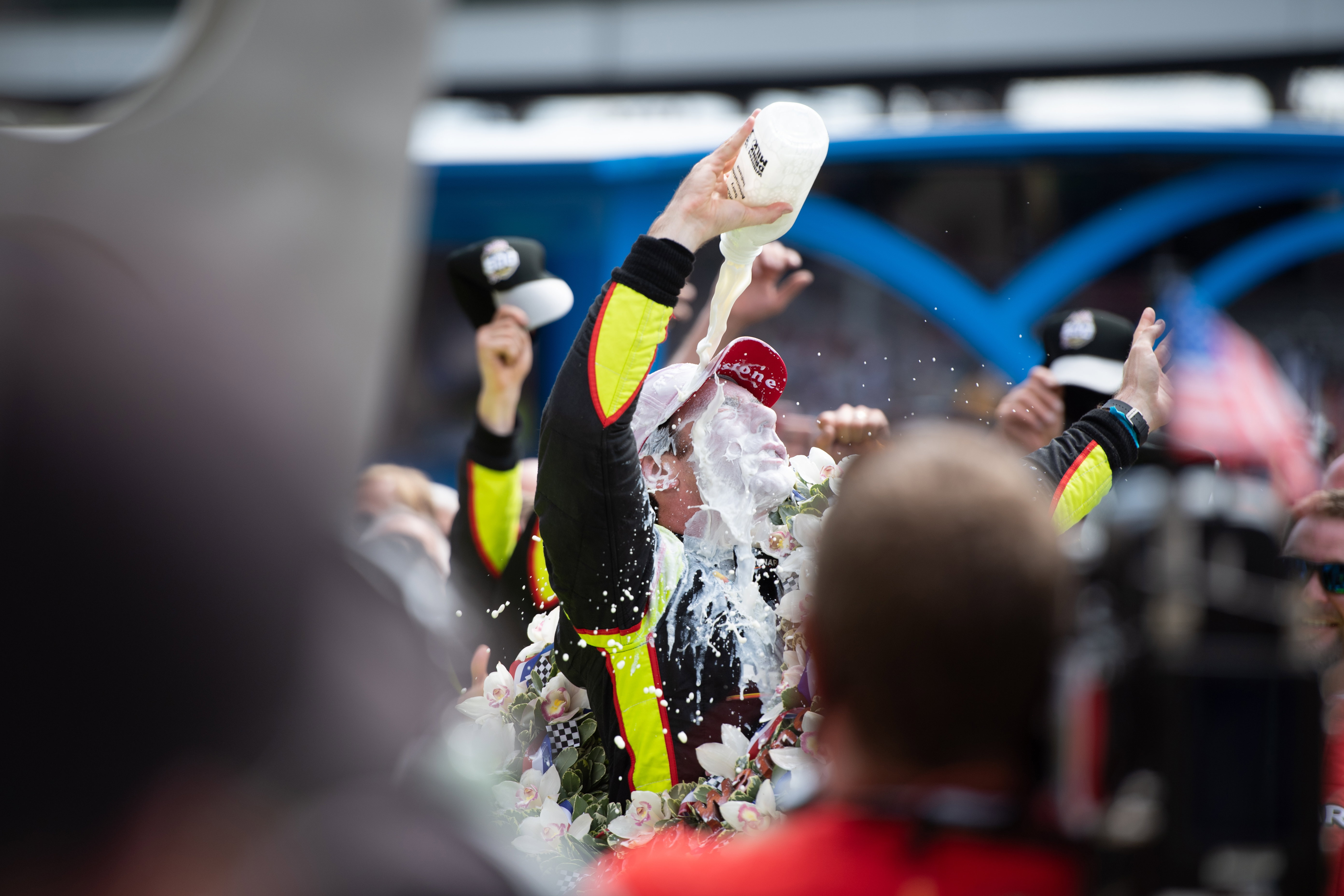 Simon Pagenaud Indy 500 2019 win Milk