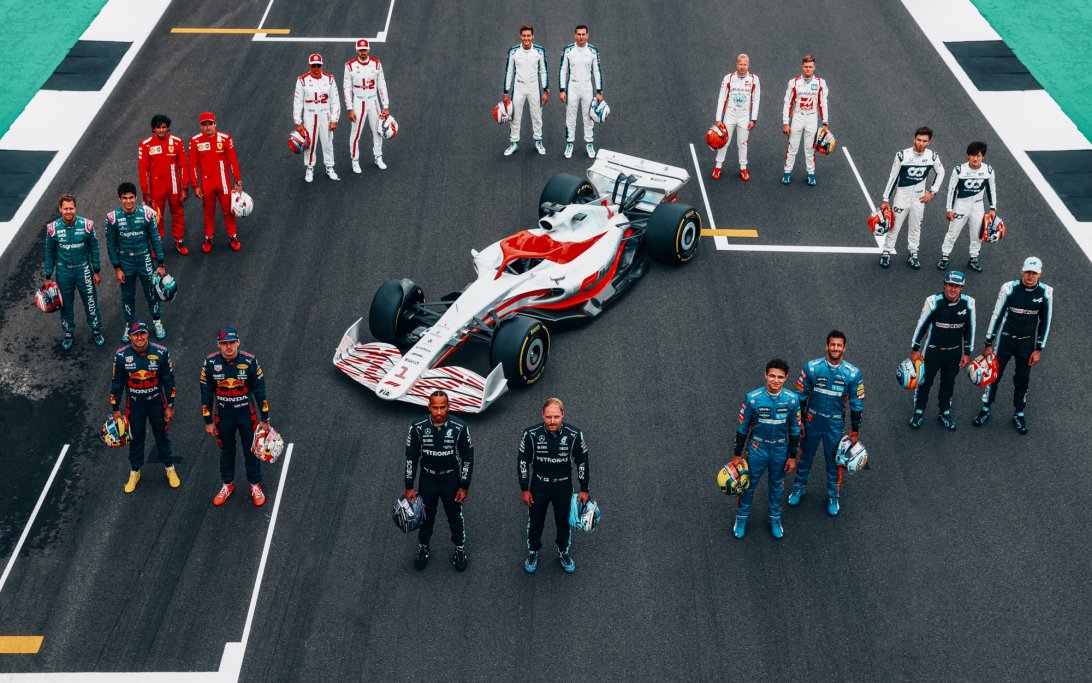 2022 F1 Car Silverstone Grid 3