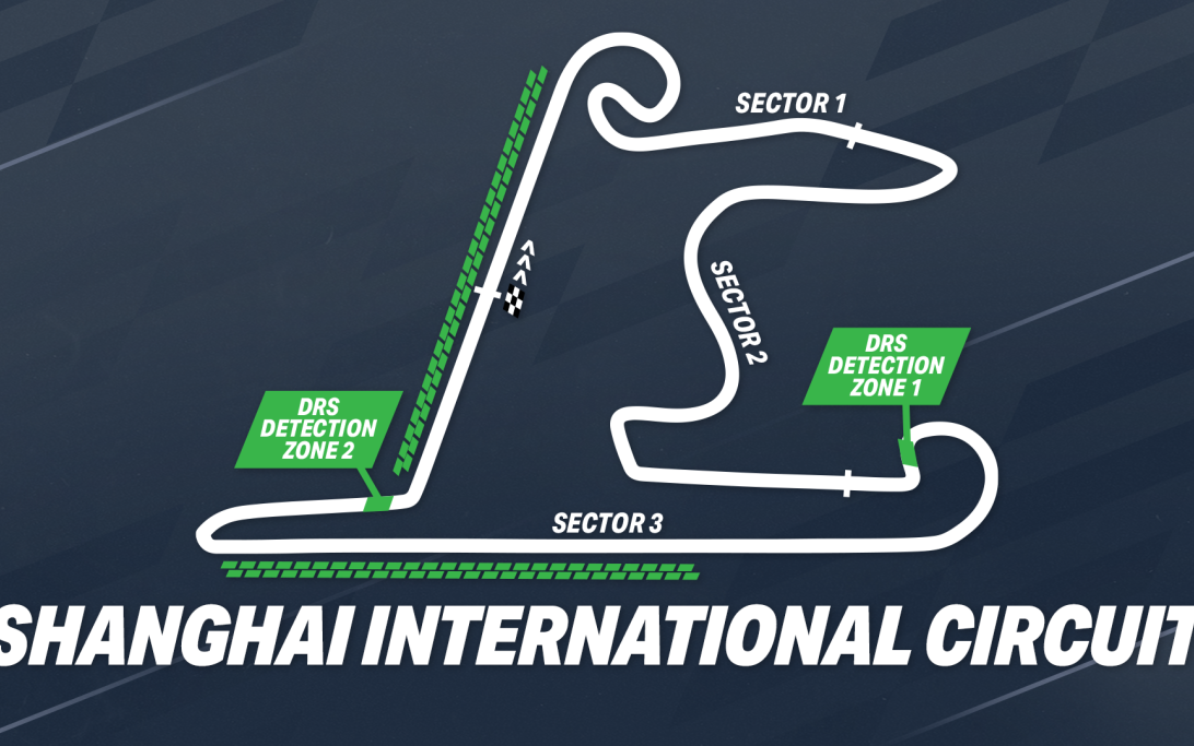 The F1 China Grand Prix Map lay out