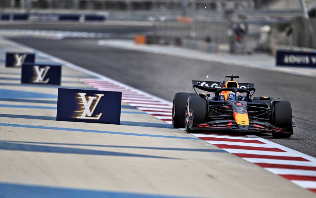 F1 Bahrain testing Max Verstappen 2