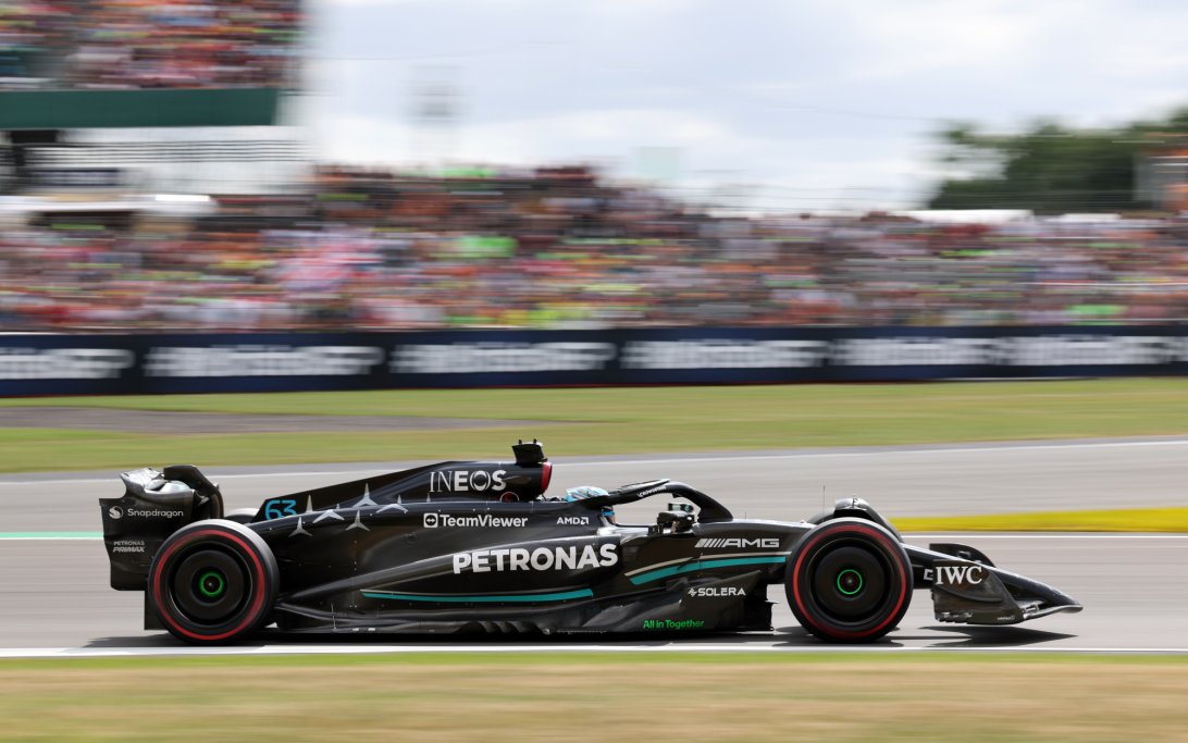 F1 Speed Trap George Russell Mercedes British GP 2023