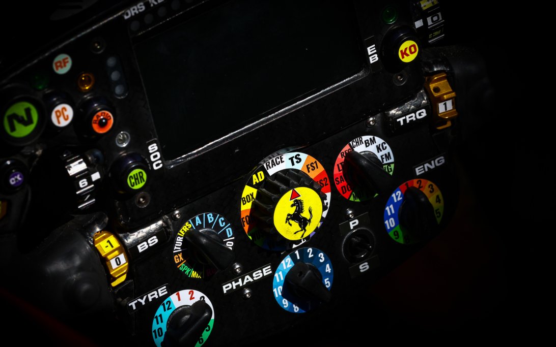Ferrari steering wheel