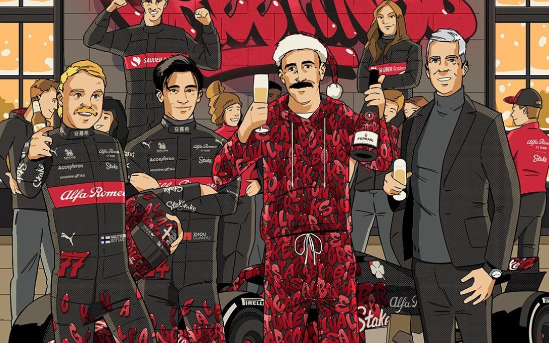 Sauber Christmas Card