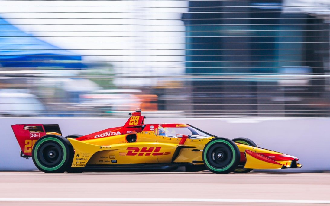 Grosjean Andretti St Petersburg Indy Car