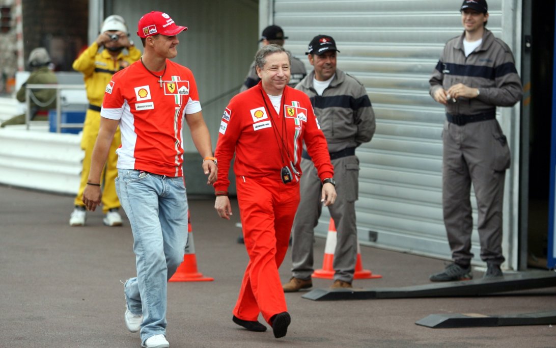 Jean Todt Michael Schumacher Racing News365 3