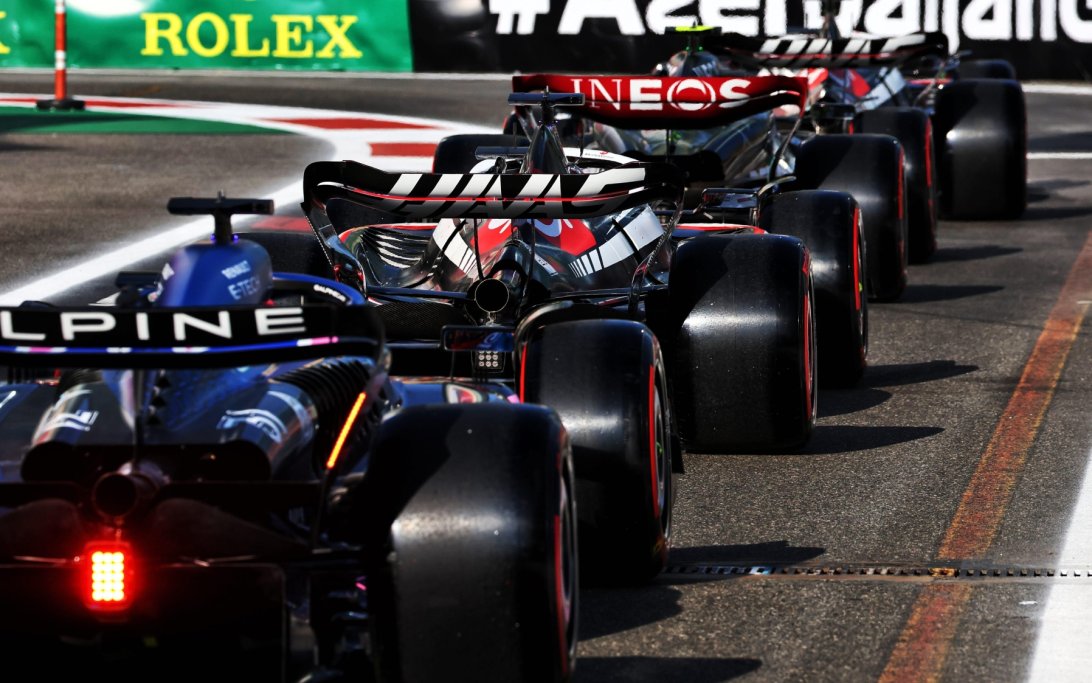 Qualifying Azerbijan GP 2023 Friday Alpine Haas Mercedes