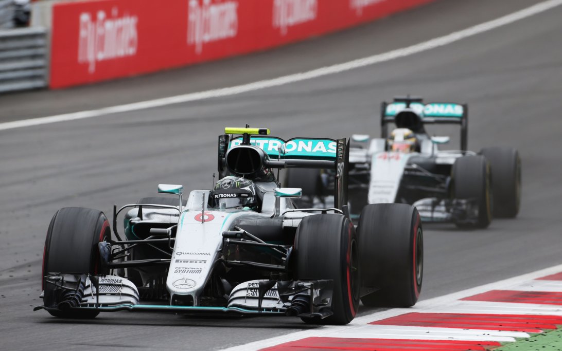 Rosberg Hamilton Austria