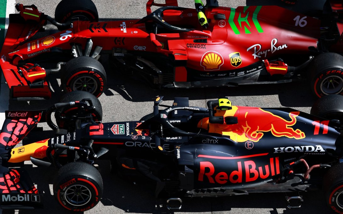 Red Bull Ferrari McLaren