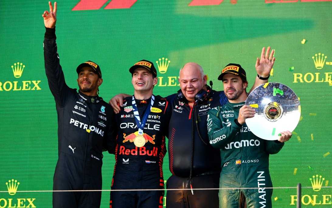 Verstappen Hamilton Alonso Australia