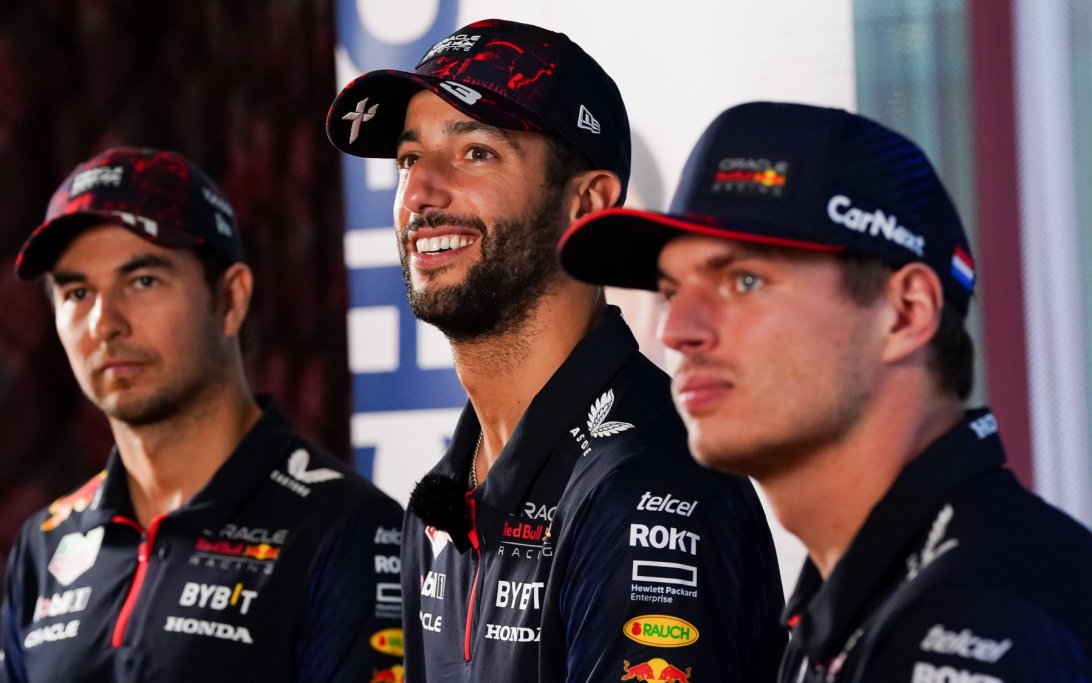 Verstappen Ricciardo Perez 2023