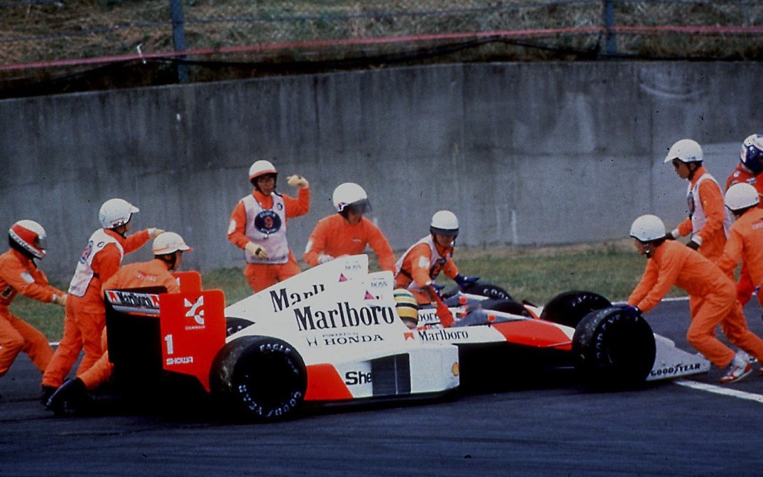 Senna Prost Japan 1989