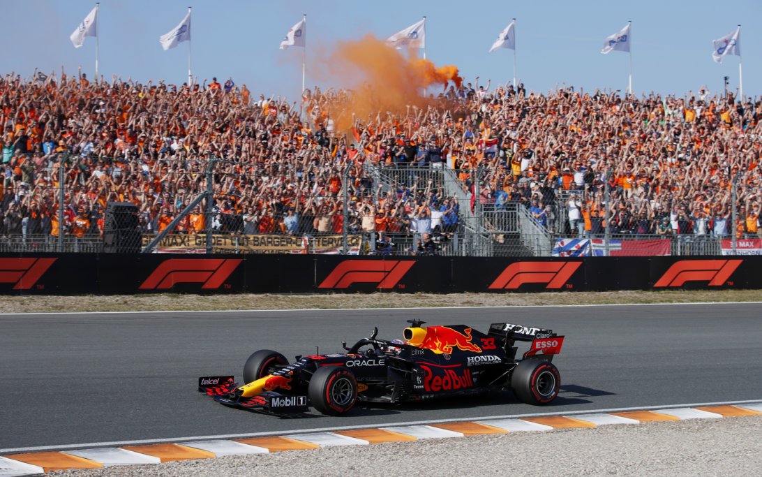 Verstappen pole lap Zandvoort Netherlands 2021