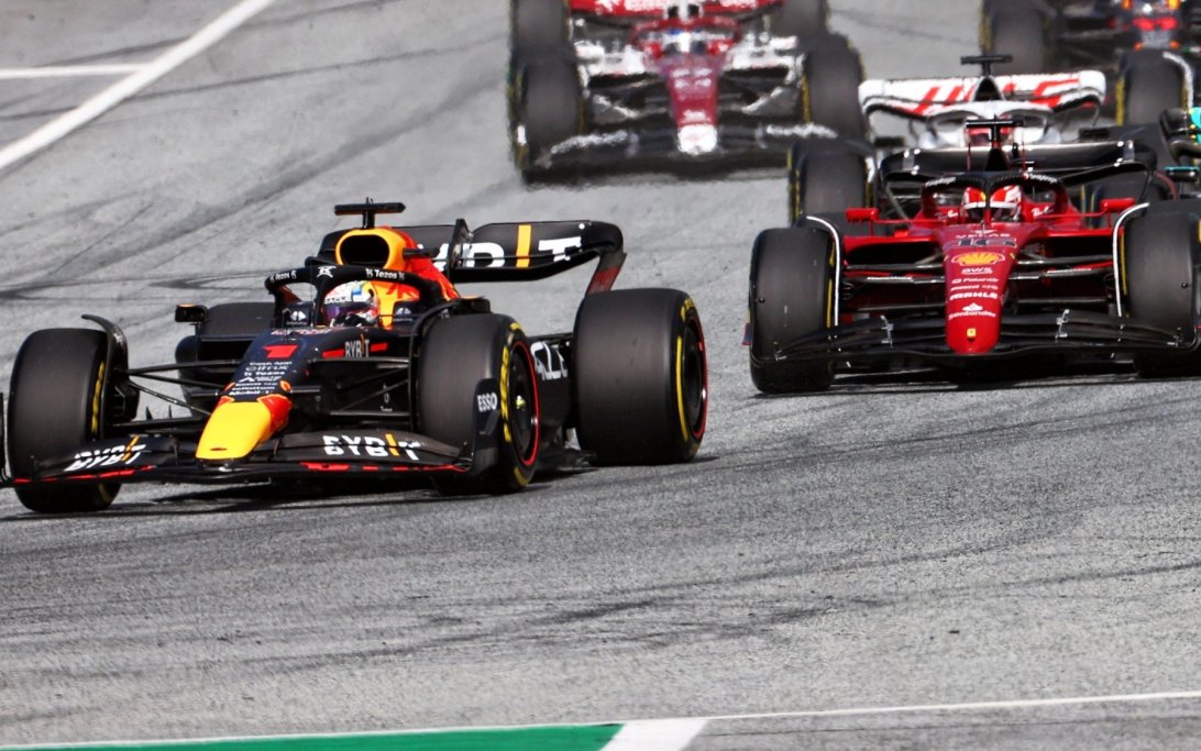 Verstappen Leclerc sprintrace Austria