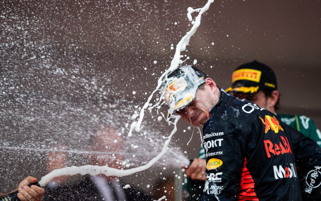 Max Verstappen podium Monaco GP 2023
