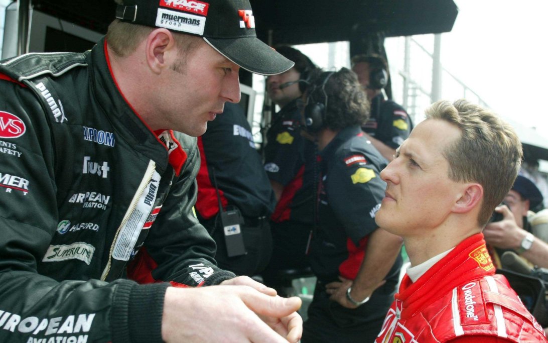 Jos Verstappen Michael Schumacher 2003