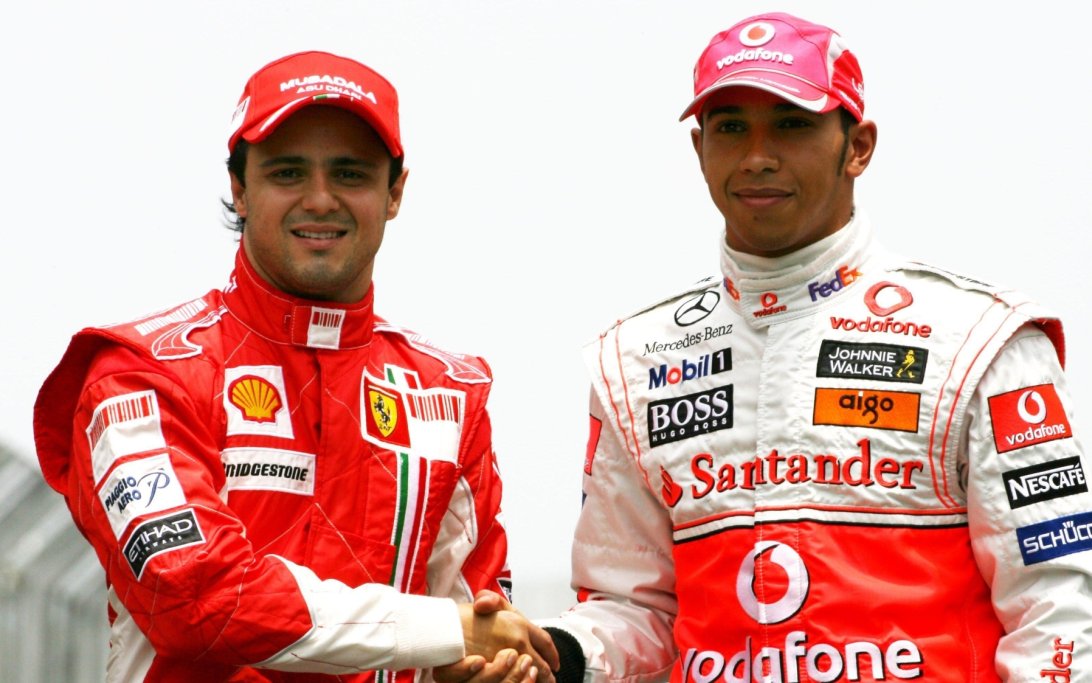 Massa Hamilton Brazil 2008