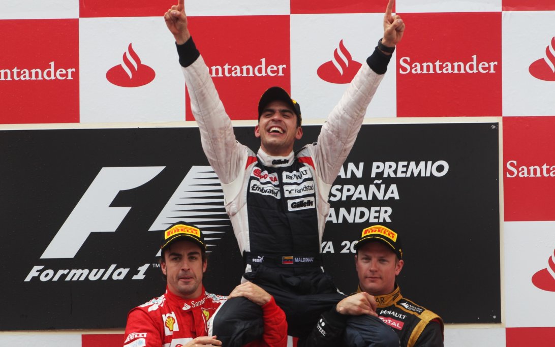 Maldonado Alonso Raikkonen Spain 2012