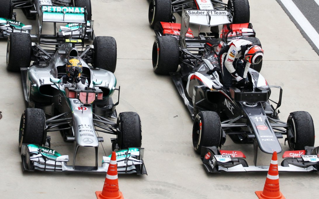 Hamilton Hulkenberg 2013