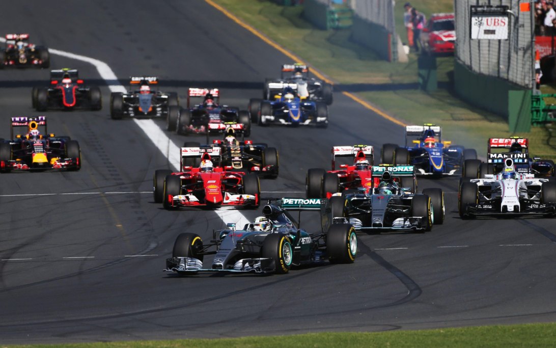 Melbourne gp start 2015
