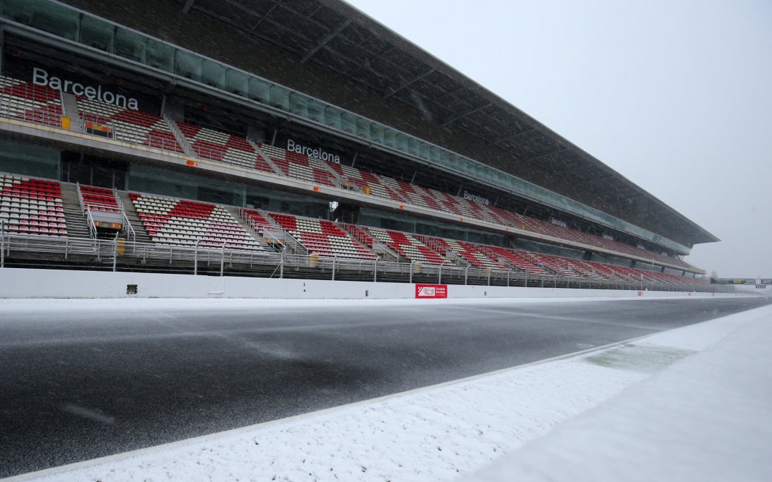 Barcelona test snow 2018