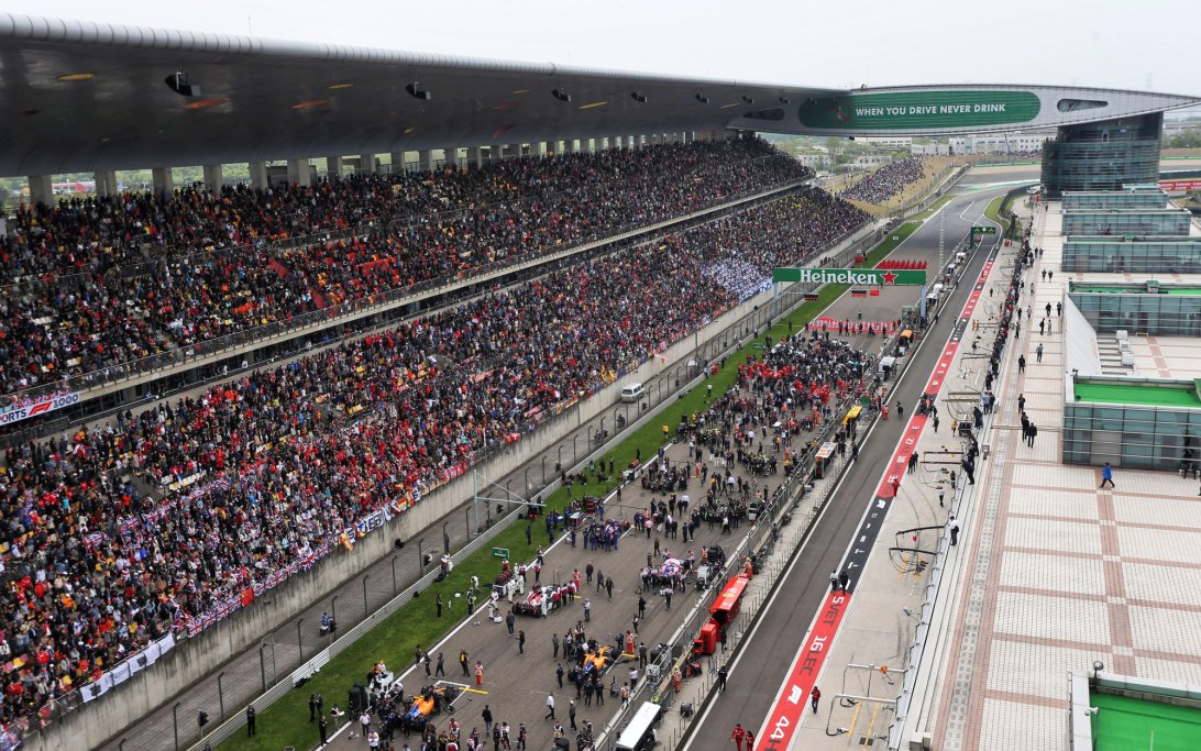 GP China 2019 start grid