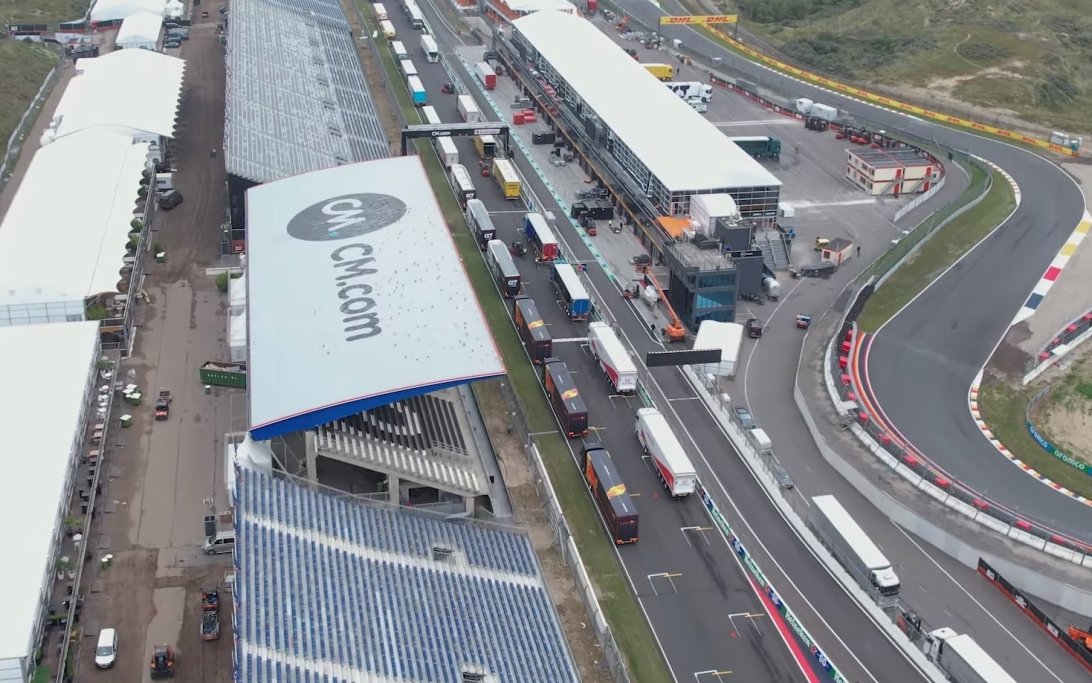 Circuit zandvoort f1 arriveert
