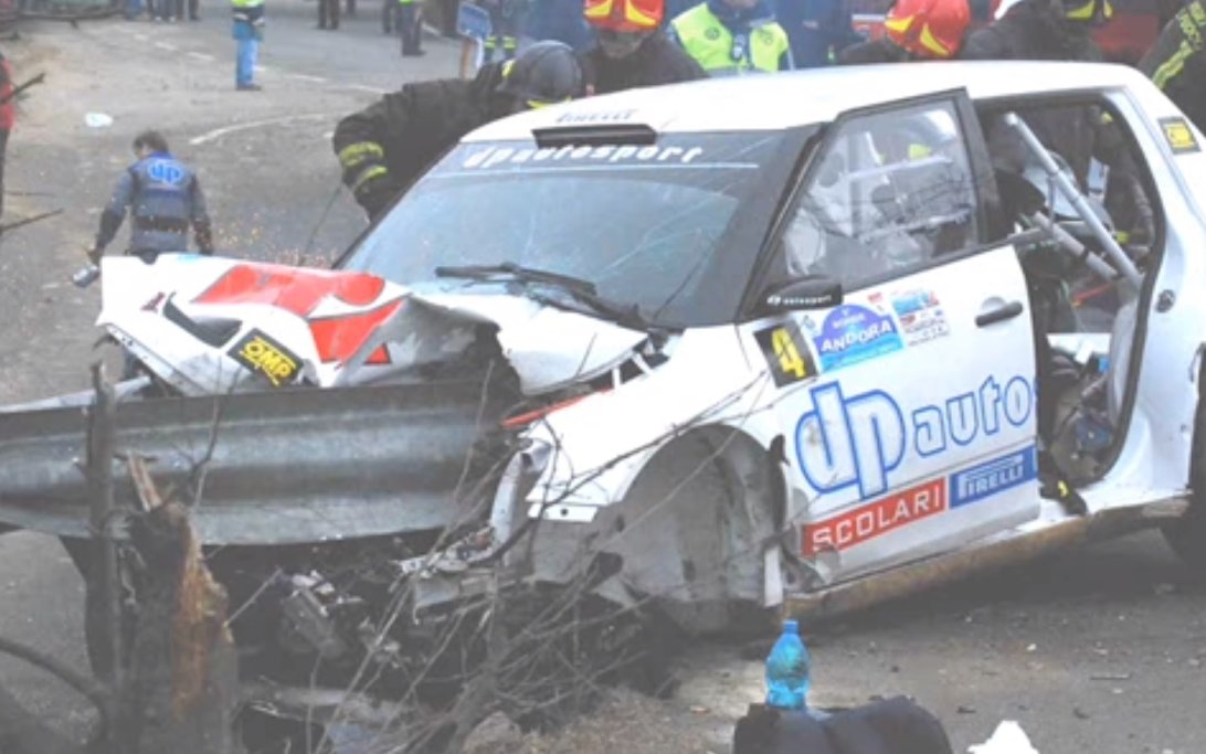 Kubica crash rally screenshot