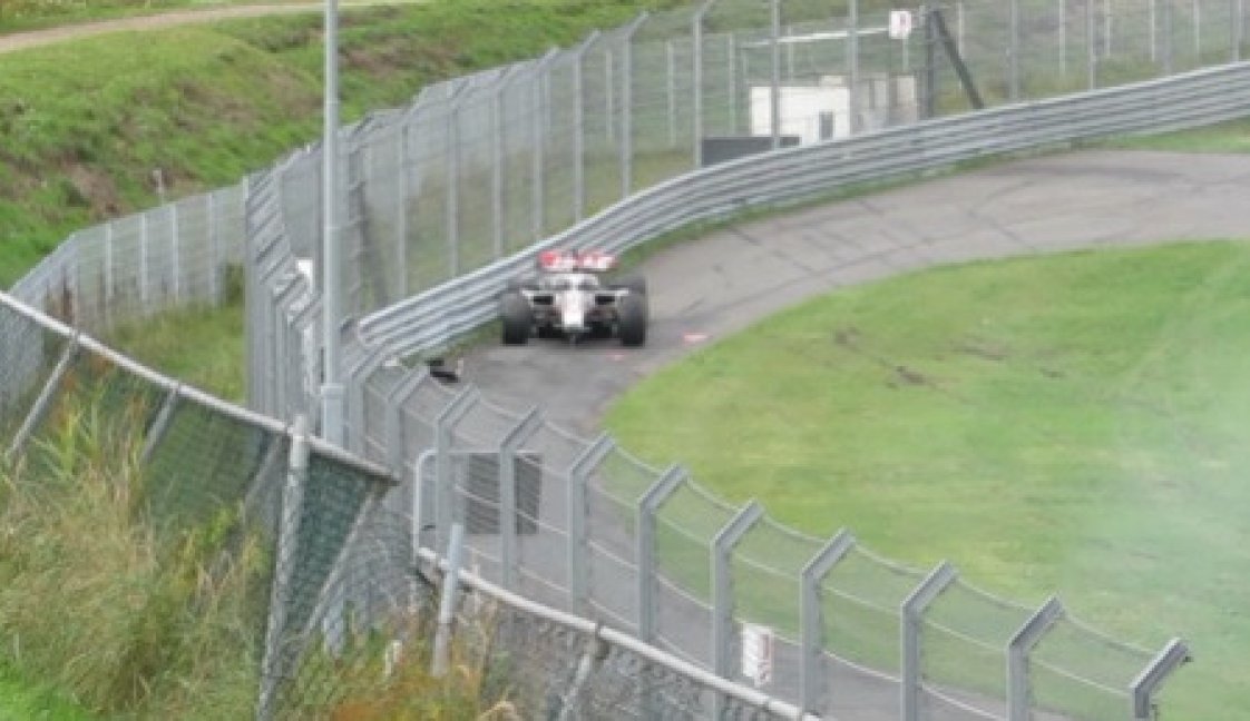 Haas F1 testcrash screenshot