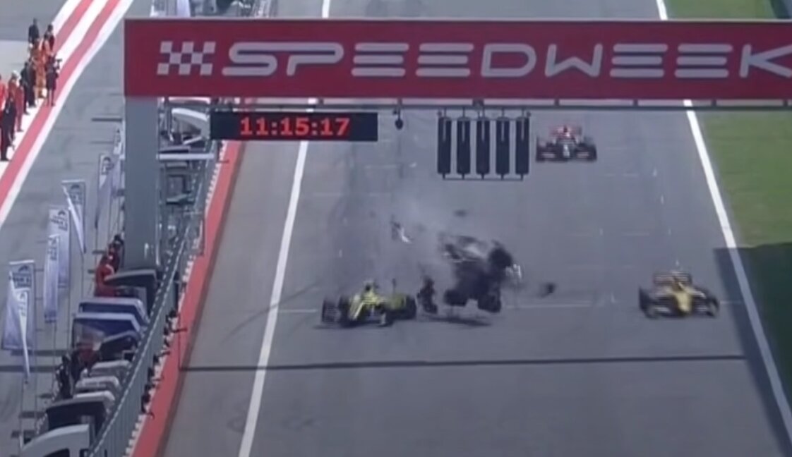 Latifi crash red bull ring