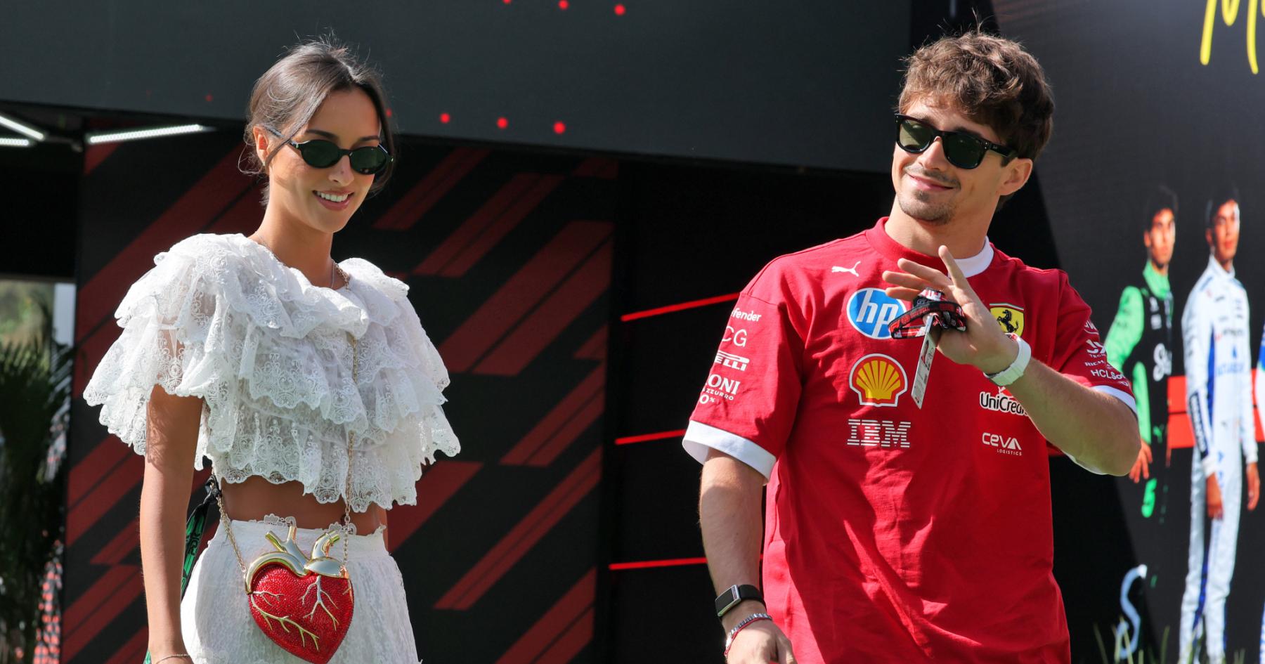 Image for Charles Leclerc announces engagement to long-time girlfriend