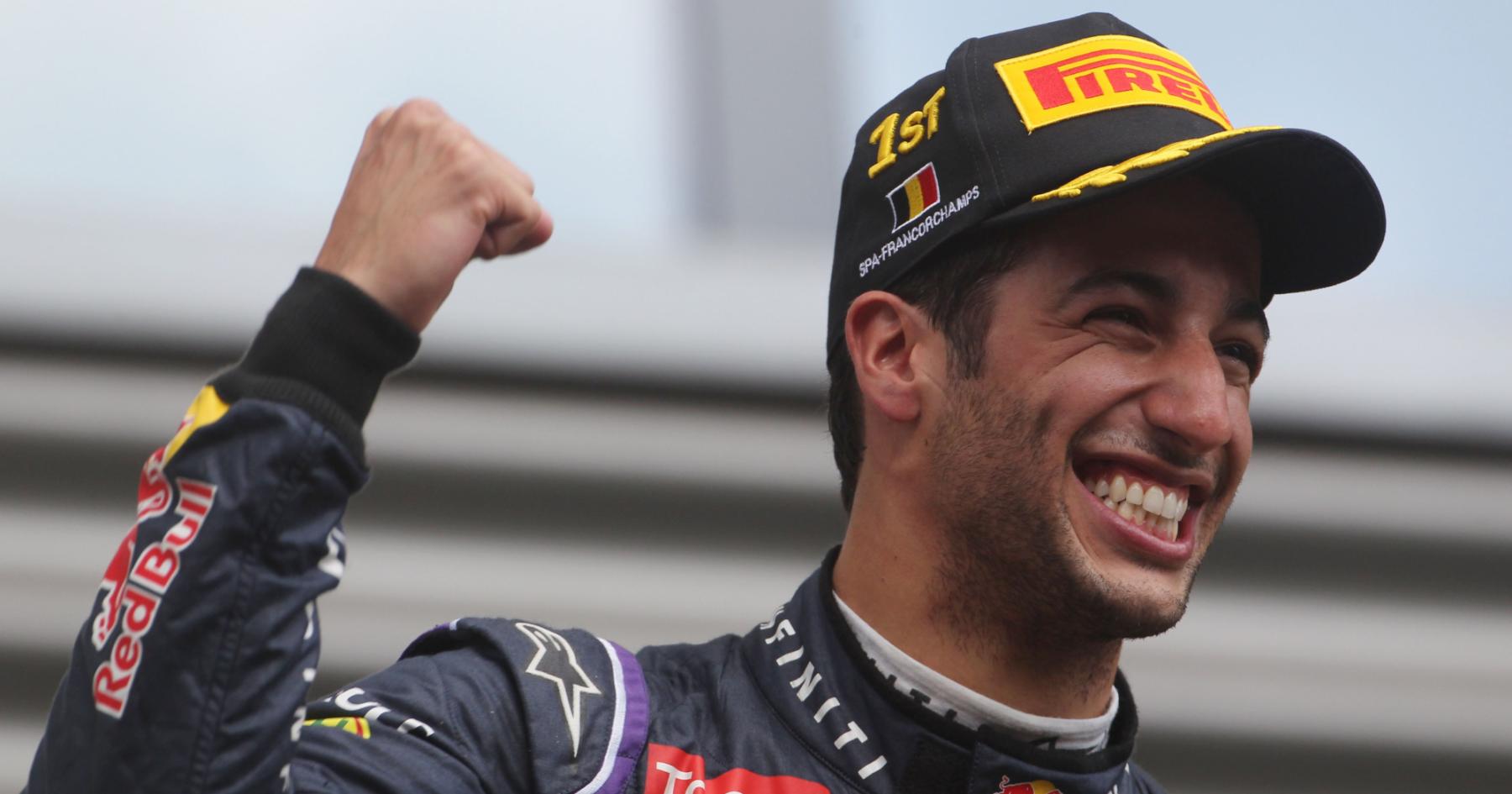 Daniel Ricciardo takes surprise win after nightmare Mercedes collision