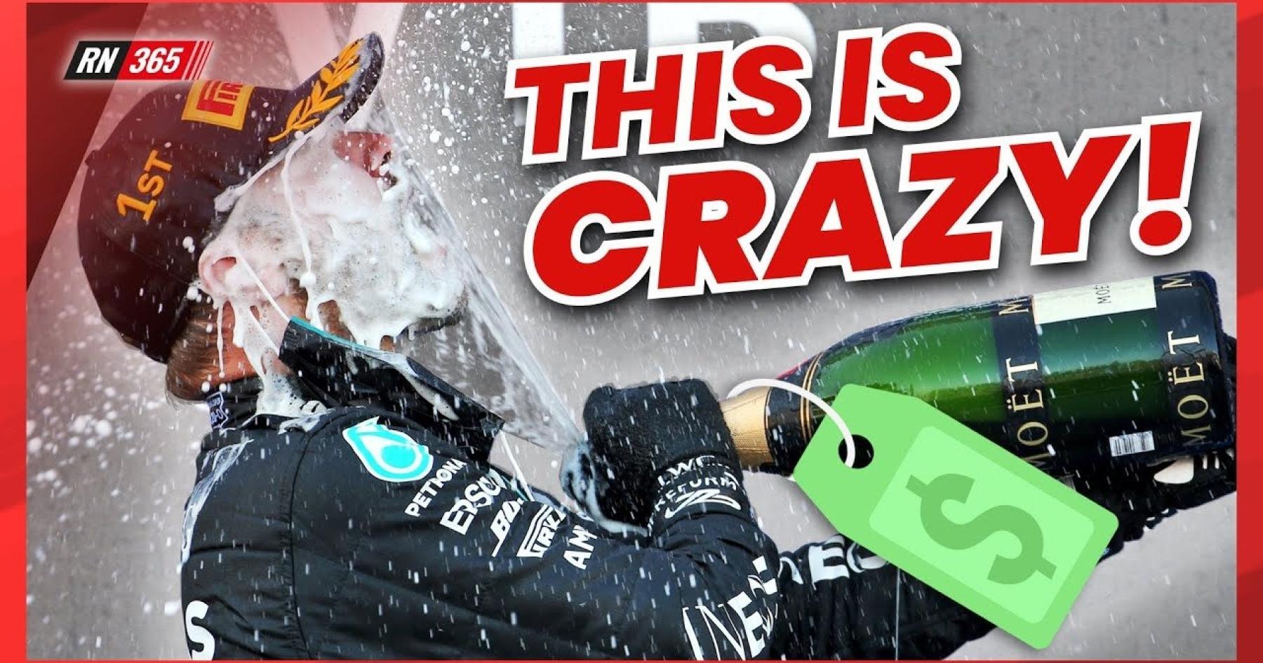 How expensive is champagne in F1? RacingNews365