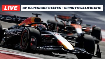 Live reacties na spectaculaire sprintpole Verstappen in Austin
