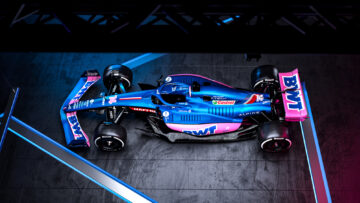 Video: Alpine bring pink back to F1 with their new car