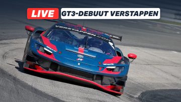 Live race GT3-debuut Max Verstappen op de Nordschleife