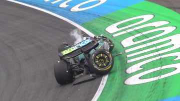 Harde klapper Stroll legt tweede training Zandvoort stil