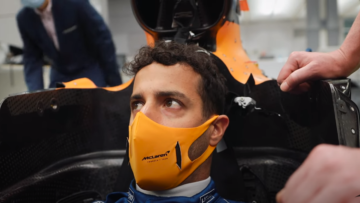 Video: Ricciardo rolls into McLaren HQ to check out new car