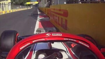 Video: Stroll and Giovinazzi end up in the wall and bring out red flags