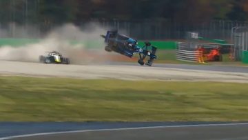Video: EuroFormula Open Car pitched into dramatic roll at Monza