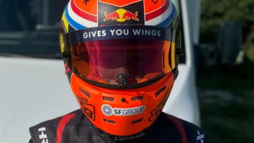 Rocco Coronel onthult eerste Red Bull-helm