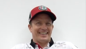 Find out which question forced Raikkonen to crack a smile