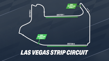 The unique Las Vegas Grand Prix map | A spectacular track layout