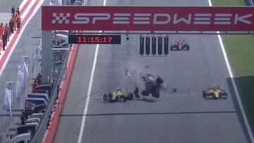 Video: Werd Verstappen op de vingers getikt met deze zware crash in het achterhoofd?