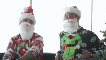 Video: Ricciardo causes chaos for Norris in Christmas tree challenge!