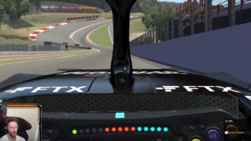 Video: Grosjean drives Mercedes F1 car at Spa on home sim